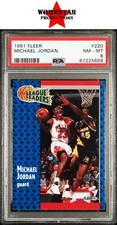 1991 Fleer #220 Michael Jordan PSA 8 .
