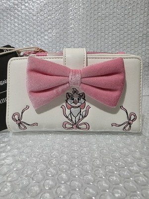 Loungefly Disney The Aristocats Marie Velvet Bow Wallet NEW
