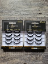 Lot of 2 Eylure Luxe Silk Marquise False Lashes   NEW in Box, Adhesive Included