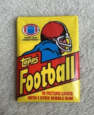 1981 Topps Football Sealed Wax Pack Montana Monk Winslow Rookie Unopened