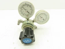 Veriflo IR400S Stainless Pressure Regulator Gas/Oxygen Dual Gauge 100 PSI