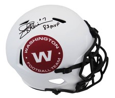 Joe Theismann Signed WFT Lunar Eclipse F/S Speed Rep Helmet w/83 MVP - (SS COA)