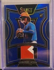 2025 Panini Select Selective Swatches Luis Angel Acuna Blue /49