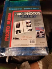 VTG Pioneer Picture Photo Album Slip In Pocket 4x6 200+ Blue Acid Free NOS*