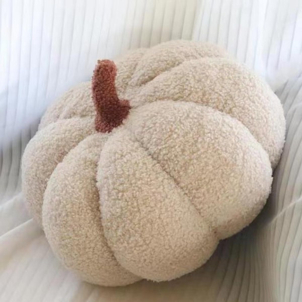 KüRbis ÜBerwurfkissen Deko Schlafzimmer Halloween Party Kissen 20Cm Milchweiß-image
