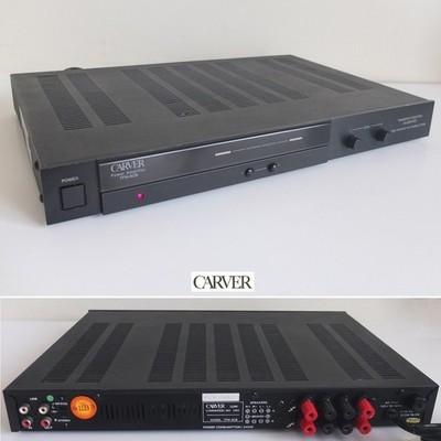 vintage CARVER TFM-6CB high current power amplifier c.1995 looks and plays great