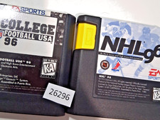 Lot Of Sega Genesis Sports Games  NHL 96, College Football USA 96  wt11 26296