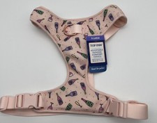 Top Paw Adjustable Fashion Comfort Dog Harness, Pink Wine Celebration New XL