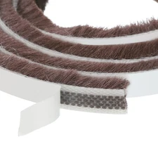 16.4 ft 0.35 Inch Wide x 0.35 Inch Thick Self Adhesive Window Seal Strip, Brown