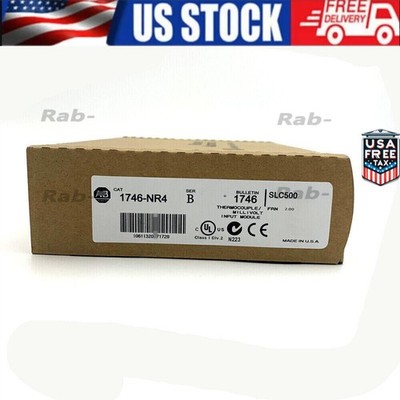1746-NR4/B AB SLC 500 RTD Resistance PLC Module 1746NR4 New Factory Sealed
