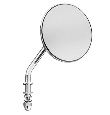 Bikers Choice 489711 4'' Round Chrome Right Mirror