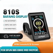 Electric Bike Mid Drive Motor Kit with UART Communication Method 810S Display