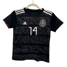 ADIDAS Boys 26 Jersey Chicharito Mexico Futbol Soccer No 14 Home 2019 Climalite