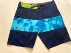 Pre-Owned  Volcom Size 34 Men's Mod-Tech Board Shorts - Navy/Aqua/Blue (29745) — photo 1