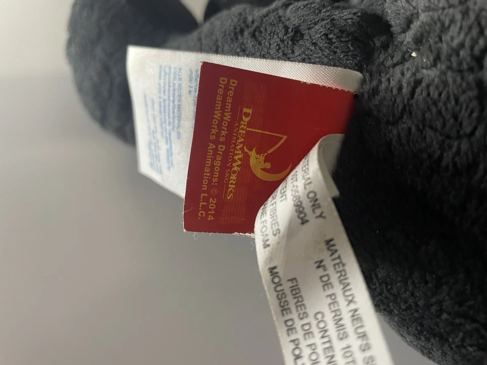 Build A Bear Toothless How To Train Your Dragon Dreamworks 14” Plush Stuffed Toy - Image 3 of 4