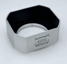 CNC Aluminum Alloy Lens Hood for Leica Summarit 50/1.5 Silver Metal Lens Hood