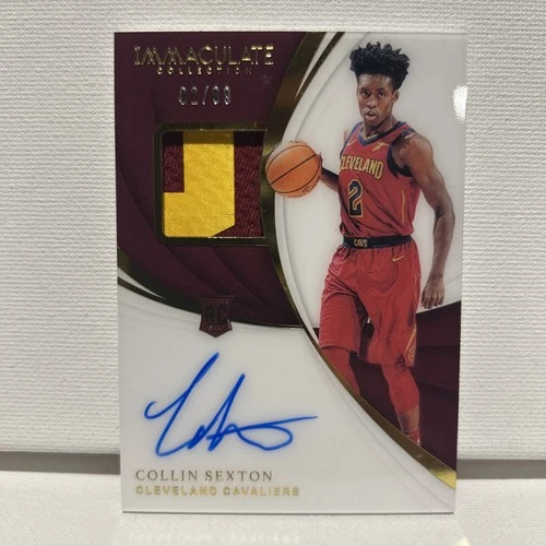 2018-19 Immaculate Rookie Patch Autographs Collin Sexton /99 (AU, RC) Bulls Jazz