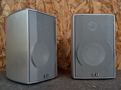 ELAC CINEMA 2 SAT * 2-Wege Lautsprecher Satellit Alu gebürstet silber * EDEL