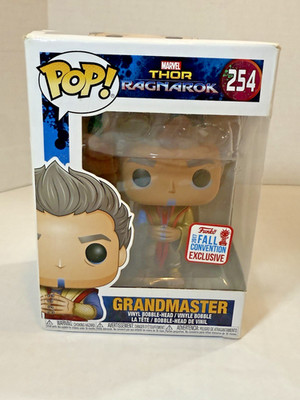 Funko Pop Grandmaster 254 Thor Ragnarok 2017 Fall Convention Exclusive New