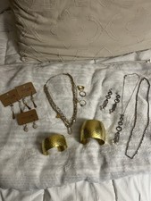 Bundle of Handmade and fashion jewelry Gold and silver set - 12 pcs.