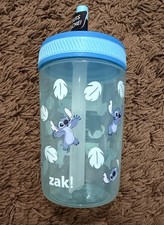Disney Stitch Zak Everyday Smiles 15oz Leak-Proof Reusable Tumbler w/ Straw