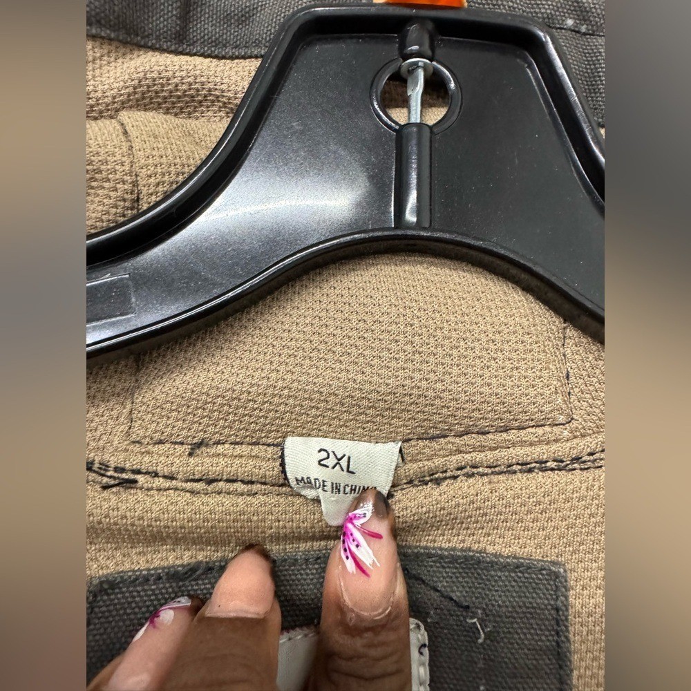 Carharrt Re-Worked Colorful Patchwork Bandana Jac… - image 5