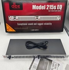 DBX 215s 15-Band Dual Channel Graphic Equalizer Switchable  6 or  15 dB New