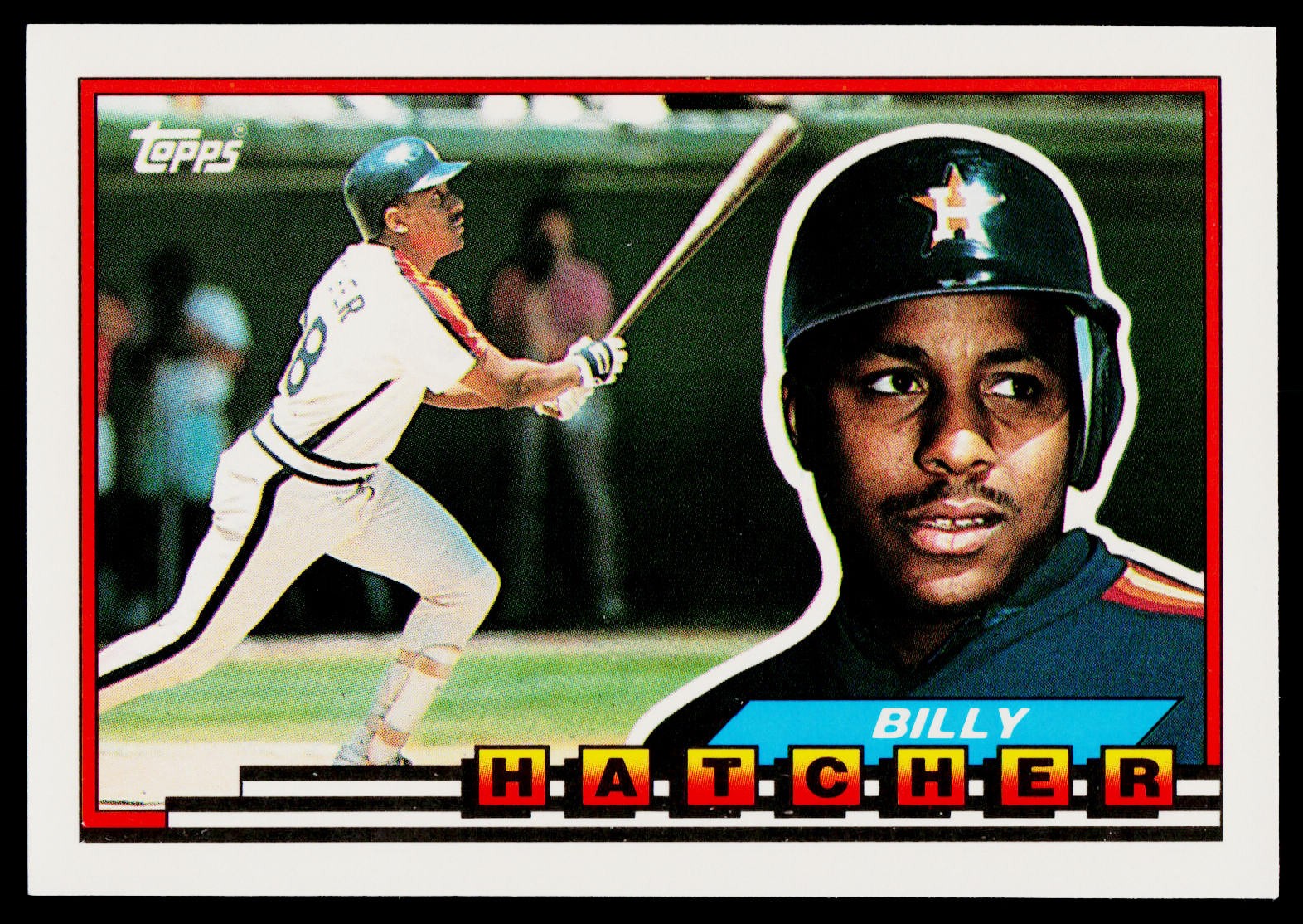 1989 Topps Big - Billy Hatcher #118 - Houston Astros