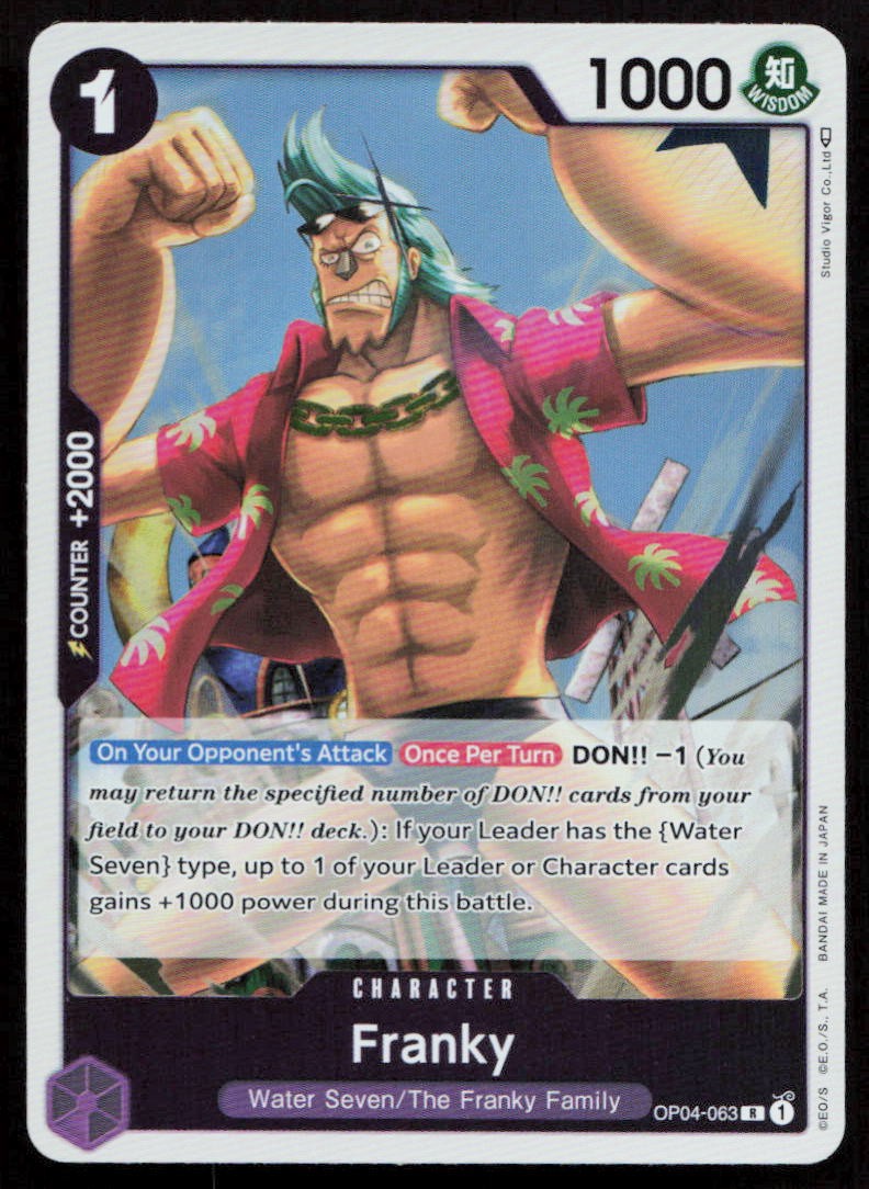 One Piece Kingdoms of Intrigue #OP04-063 Franky