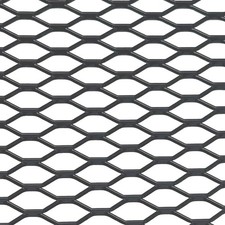 Satin Black Anodised Honeycomb Expanded Aluminium Mesh 1000 x 250mm