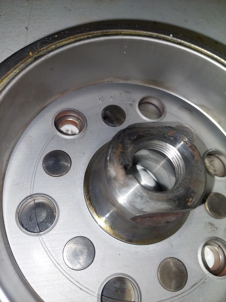  HONDA XR650R OEM DENSO VOLANO MAGNETO ROTOR FLYWHEEL 31110-MBN-671 2000 Al 2007 - Immagine 2 di 4