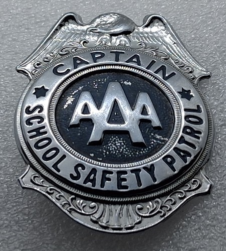 School Safety Patrol AAA Captain Badge - Picture 2 of 7
