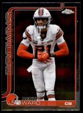 2025 Topps Chrome #74 Denzel Ward Base Cleveland Browns