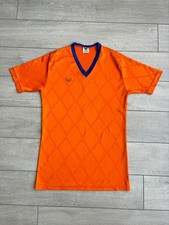 Erima #9 West Germany Vintage Retro Football Shirt Soccer Jersey Orange Size M