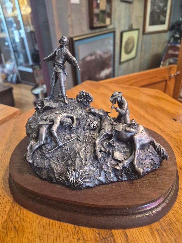 Vintage Chilmark Fine Pewter 'Custer's Last Stand' Limited Edition 63/2500 1978