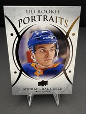 Michael Dal Colle #P-62 Upper Deck UD Rookie Portraits 2018-19 NY Islanders RC