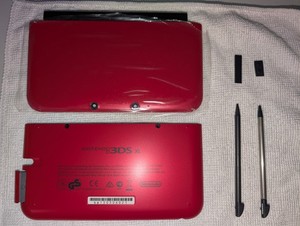 Nintendo 3DS XL Original OEM Red Black White Shell Replacement Kits