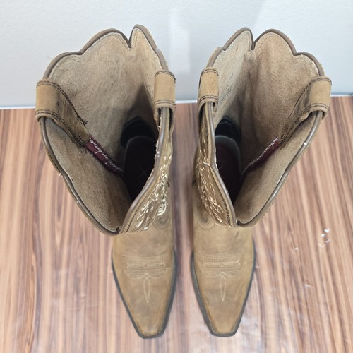 Twisted X Fancy Stitched Western Boot Bomber Womens Cowgirl Brown Leather 6.5B - Picture 10 of 15