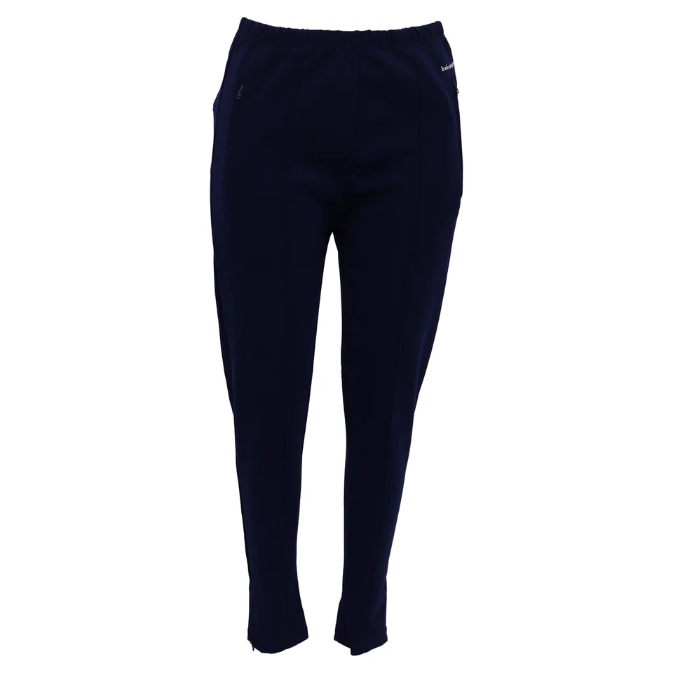 Balenciaga Gartered Slim-Fit Trousers In Polyester Women Blue Size 52