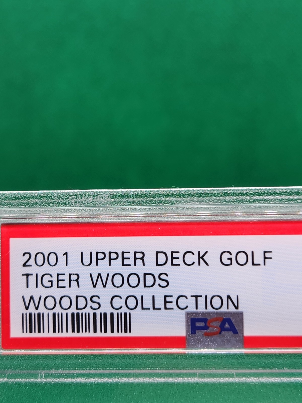 2001 Upper Deck - Tiger Woods Collection Tiger PSA MNT 9 #TWC15 (RC) view 4