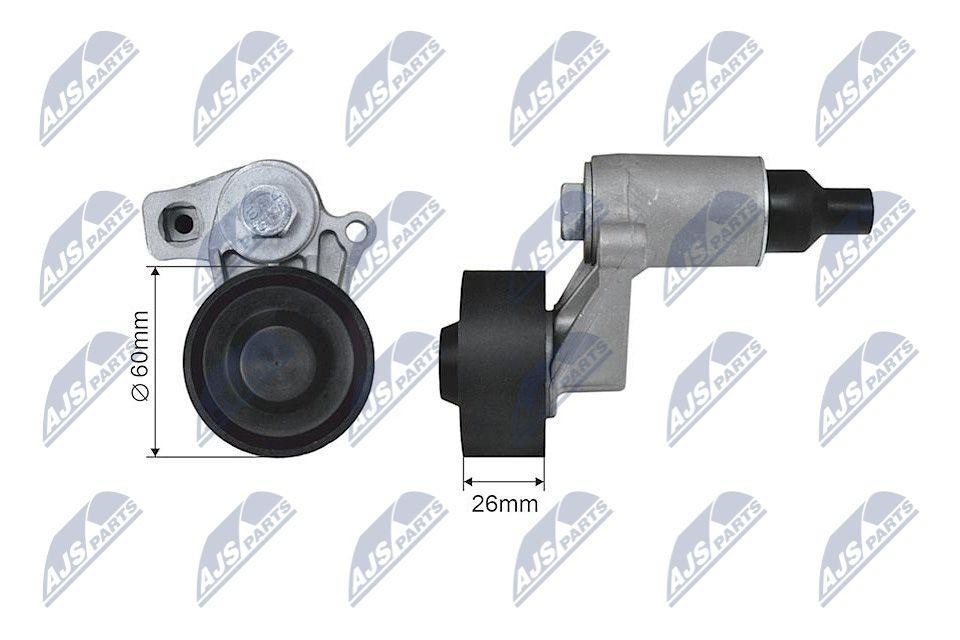 Rullo tenditore cinghia trapezoidale RNK-PE-004 NTY per CITROËN PEUGEOT FIAT - Immagine 5