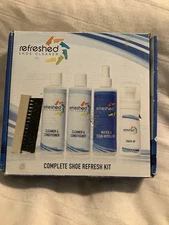 Refreshed Shoe Cleaner & Conditioner Complete Kit w/Repellent, Touch Up & Brush