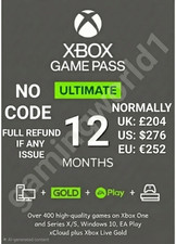 Xbox Game Pass Ultimate 12 meses 🌍 Global | Dorado + EA Play | Entrega en 0-2 horas