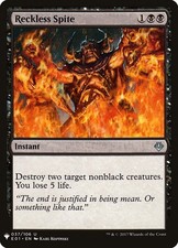 Reckless Spite 37 PLST E01 Instant Black Destroy Target MTG Kopinski 2017