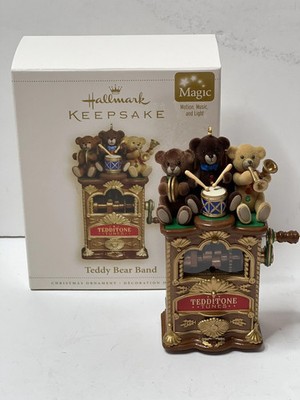 Hallmark Keepsake Teddy Bear Band Magic Musical 2006  Ornament-AM-11-20-323