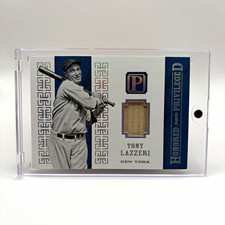 2016 Panini Pantheon H&amp;P Tony Lazzeri Holo Silver 1/1 MEM HP-TL HOF Yankees