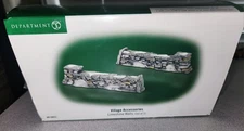 Department 56 Village Limestone Walls Set Of 2 Accessory Sealed