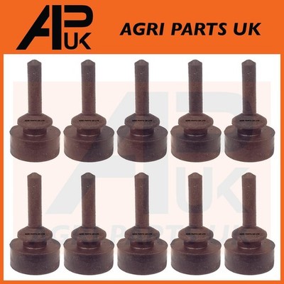 10x Motorhaubenverkleidung Gummiauflage Tülle für Massey Ferguson Ford New Holland Traktor