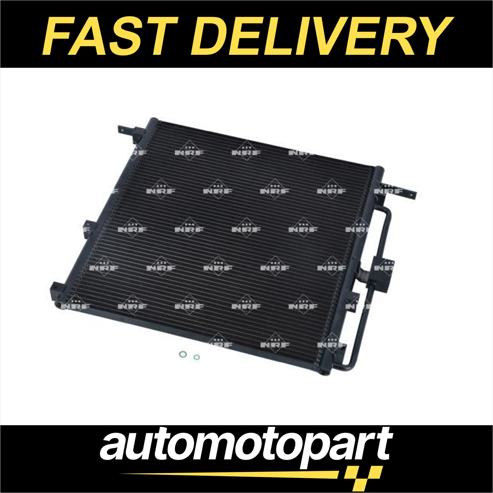 Air Con Condenser fits RANGE ROVER Mk2 P38A 4.6 94 to 02 AC Conditioning NRF New - Image 11