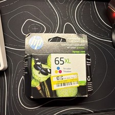 HP 65XL N9K03AN Tri-Color Ink Cartridge High Yield Color Printer Ink EXP 01/2026